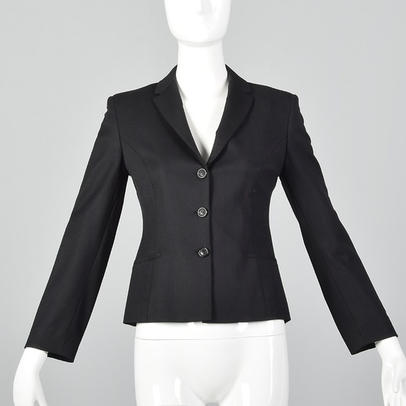 Piazza Sempione Jackets & Blazers - Piazza Sempione Black Tailored Blazer